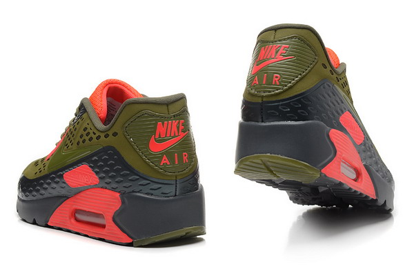 Air Max 90 Ultra BR Mens Shoe Olive / Black / Bright Red